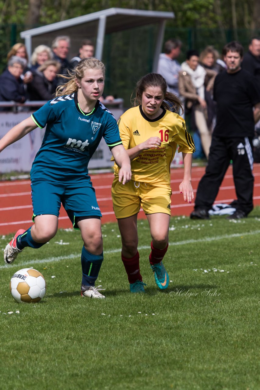 Bild 338 - B-Juniorinnen VfL Oldesloe - JSG Sdtondern : Ergebnis: 2:0